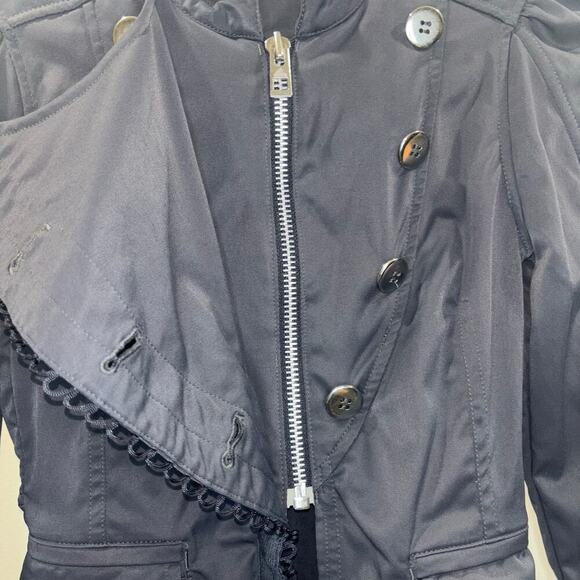 Stella McCartney x Adidas Jacket- Double Breasted Cropped Jacket in Gray Size XS - Picture 8 of 15